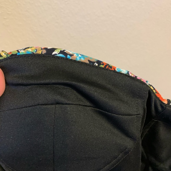 NWT Isaac Mizrahi Rainbow Multi-Colored Floral Dress with Bow Sash Size 12 - Picture 9 of 13